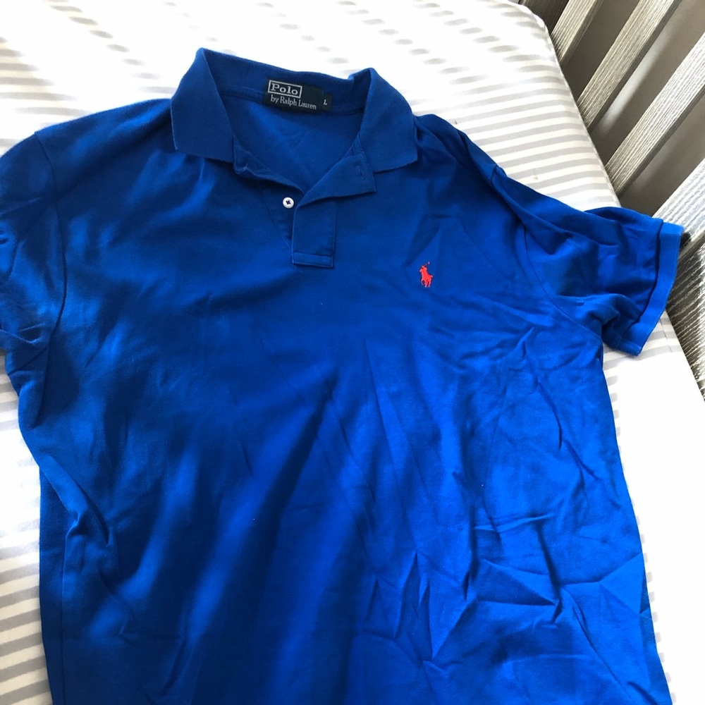 Blue polo